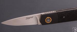  Couteau " Small Gentleman  " custom de Stéphane Sagric - Fatcarbon® Sidecut et lame en RWL34