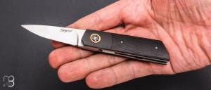  Couteau " Small Gentleman  " custom de Stéphane Sagric - Fatcarbon® Sidecut et lame en RWL34