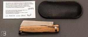  Couteau " Snard " par Tom Fleury - Ebène royal