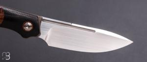    Couteau " SteackHouse " custom par Thierry Savidan - Micarta et CPM 154CM