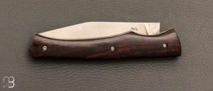  Couteau de poche Tedesco par Adrien Giovaninetti - Bois de fer