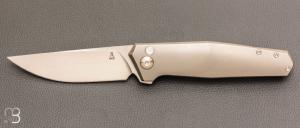   Couteau " Toko" flipper de Jens Anso - Titane et RWL34