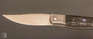 Couteau  " Truand Éffilé " par Tony Ruot - Factcarbon Space Coral RWL34