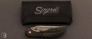   Couteau  "  Viper " custom de Stéphane Sagric - Fatcarbon® et Zirconium