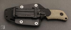   Couteau "ZT0121 Ranger Green" fixe par Zéro Tolerance 