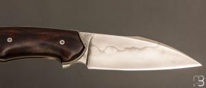  Couteau " custom " pliant de David Lespect - Ironwood et C105