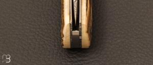 Couteau " Dorme" custom par Anthony Brochier - Damas multi-barreaux torsadé