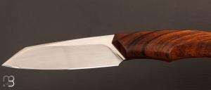   Couteau droit custom par Mathis Poujol - Bois de fer et RWL-34