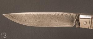  Couteau  "  slipjoint  " damas et bois de fer par Honoré Vilain