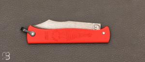 Couteau "  Douk-Douk VG10 damas " série limitée - Rouge