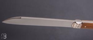    Couteau " Grand Marquis " par Mathieu Herrero - Ivoire de mammouth et lame en XC100