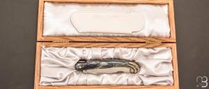  Couteau Laguiole Océan " Laurel & Hardy " par Philippe Voissière