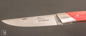   Couteau Le Thiers Compagnon par Chambriard - Pink Ivory