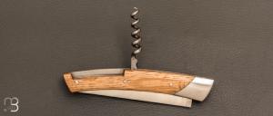 Couteau Le Thiers Grand Cru tire-bouchon chêne de barrique par Chambriard