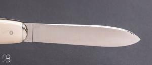     Couteau " Navette 1 pièce cran d'arrêt " de collection par Adrien Vautrin