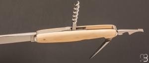   Couteau  "  Navette 4 pièces " de collection par Adrien Vautrin