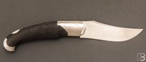   Couteau " Nuevo LockBack " pliant artisanal de Cyril Kalisz - Morta et RWL34