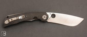  Couteau  "  SUBVERT  " fibre de carbone SPRINT RUN 2023 par Spyderco - C239CFP