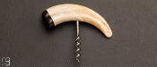 Tire-bouchon de Richard Ciachera en ivoire de phacochère et morta