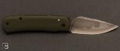 Couteau de poche Piémontais G10 Kaki par Maxime Belzunce