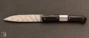 Couteau " le Sauveterre " bne lame et mitre centrale damas par Vialis