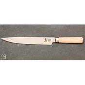 Couteau Japonais de cuisine KAI Shun Classic White trancheur 230 mm - DM.0704W