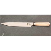 Couteau Japonais de cuisine KAI Shun Classic White trancheur 230 mm - DM.0704W