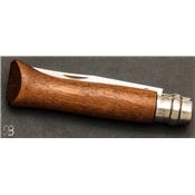 Couteau Opinel N°08 manche noyer - lame acier inoxydable