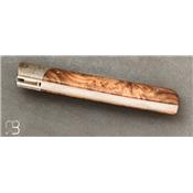 Couteau  " Liner - Lock " de poche par Thierry Chevron - Noyer et  RWL-34
