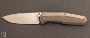 Couteau "  Fif20 by CKF " Titane par CKF Knives et Philippe Jourget