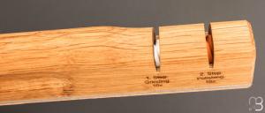   Aiguiseur manuel NEW EDGE de KAI - #2000 / 4000# + cuir - SK-S1