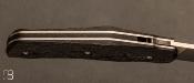 Couteau "BIB’S EVO4" en fibre de carbone et N690Co par Romain Bignon