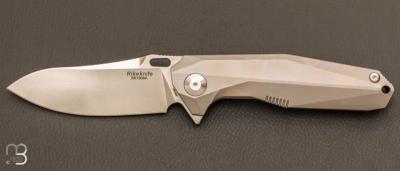   Couteau 1504A par Rike Knives - Titane et lame en M390