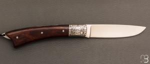   Couteau " Armen " custom par Erwan Pincemin - Bois de fer et lame en N690