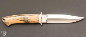    Couteau " Boot Knife " custom par Steven R. Johnson - Mammouth