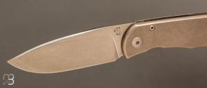   Couteau " Citizen full custom " par Sacha Thiel - Titane et RWL34