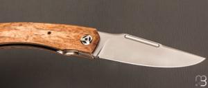   Couteau  "  P'ti Darno  " custom de Philippe Ricard - Bouleau et N690