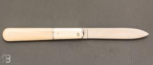 Couteau " Effilé "  par Adrien Vautrin - Mammouth et 14c258N