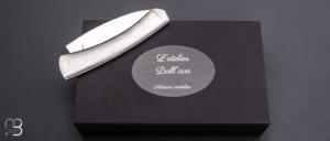   Couteau " Eliptix lock-back " custom de Florent Dall'ava - L'atelier Dall'ava - Full inox