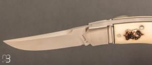   Couteau " Fox #0 Lock Back" par Aleksandr Vetrov - Micarta / M390