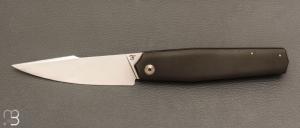   Couteau " Frame-Lock custom " par Florian Dreyer FD-Knives - Titane et RWL34