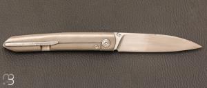  Couteau  "  Frame-Lock custom " par Grégory Picard - Titane et S45VN
