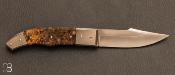 Couteau " Gentleman Folder " RWL-34 et érable négundo par Claude Giraud