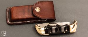  Couteau Kershaw 1050 Oregon USA by Kai Japan Lockback ~ Vintage 1982-1989