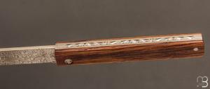  Couteau  "  L'Olonnois " de L'atelier du capitaine - Fût de chêne domaine Belmont