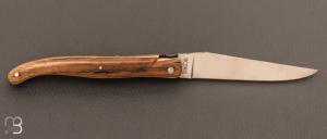 Couteau Laguiole en Aubrac 12 cm manche en ivoire de mammouth