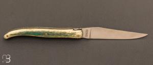 Couteau  "  Laguiole " custom de David Dauvillaire - Manche en os de chameau
