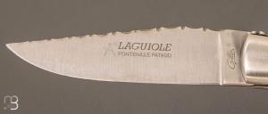 Couteau Laguiole Gilles sport guilloché Loupe d'amboine par Fontenille-Pataud