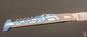    Couteau " Laguiole Météor " custom par Jean-Pierre Suchéras - Titane et lame en RWL34