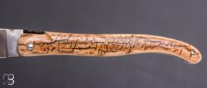   Couteau Laguiole en Aubrac 12 cm manche en ivoire de mammouth